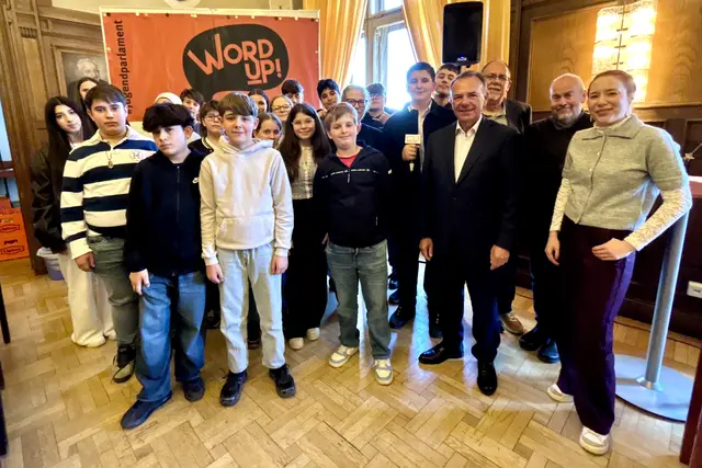Junge Liesinger präsentierten beim Jugendparlament ihre Ideen für den Bezirk. | Foto: BV 23