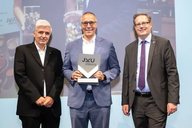 Von links: Bernhard Jakoby, Jörg Fischer, Stefan Koch | Foto: JKU