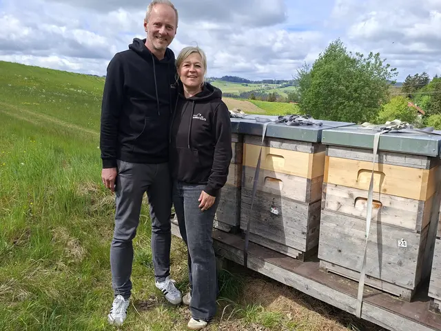 Gerald und  Simone Draxler vom Biohof Bramreither in Penning, Gemeinde Helfenberg, haben 2017 als Bio-Imker begonnen.  | Foto: Helmut Eder