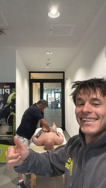 Michael ließ sich massieren | Foto: ClimbingZoo