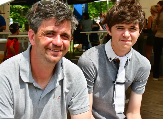 Peter Englbrecht mit Sohn vom RC Schloß Kammer