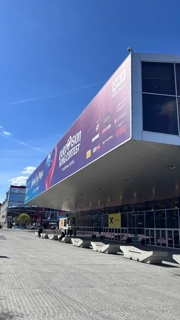 Die Stadthalle zum Eurovision Song Contest. | Foto: Andreas Pölzl/MeinBezirk