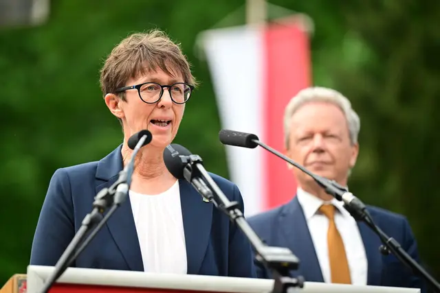 Ebensees Bürgermeisterin Sabine Promberger. | Foto: Wolfgang Spitzbart