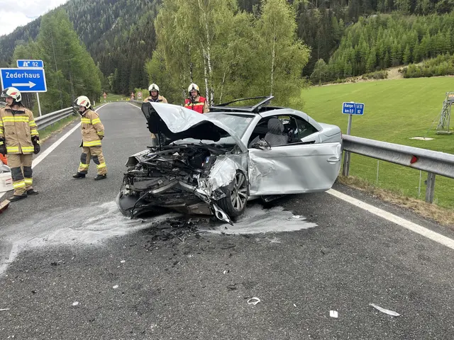 Die Feuerwehr Zederhaus war am 9. Mai 2026 zu einem Verkehrsunfall auf die A10 Tauernautobahn alarmiert worden. | Foto: FF-Zederhaus