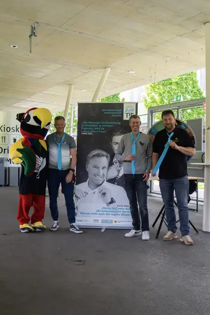 Swarco Raiders sammeln 1.500 Euro für Tiroler Krebshilfe