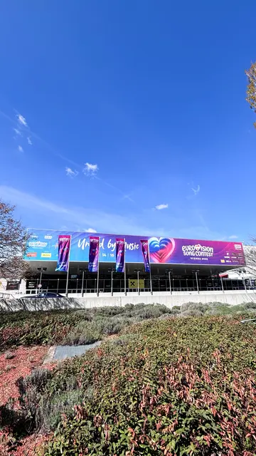 Die Stadthalle zum Eurovision Song Contest. | Foto: Andreas Pölzl/MeinBezirk