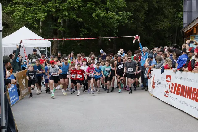 Start zum 24. Gosausee-Staffelrundlauf – knapp 180 Laufasse waren mit dabei. | Foto: Karl Posch