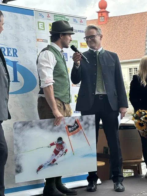 Daniel Danklmaier hat sich erst kürzlich aus dem Skizirkus verabschiedet; in Aflenz wurde er noch einmal geehrt. | Foto: MeinBezirk/Angelika Kern
