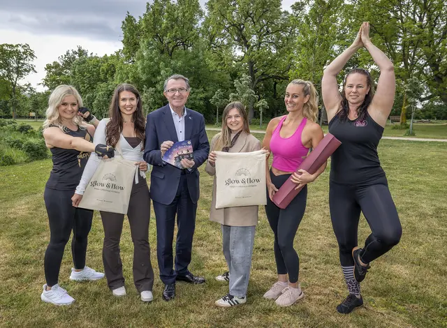 Glow & Flow sorgt für Balance im Akademiepark Wiener Neustadt