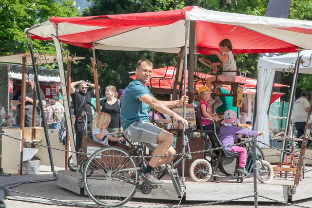 Das Radfest der Stadt Salzburg bot ein vielfältiges Programm rund um Radfahren, Bewegung, Service, Information und Unterhaltung.
 | Foto: Stadt Salzburg