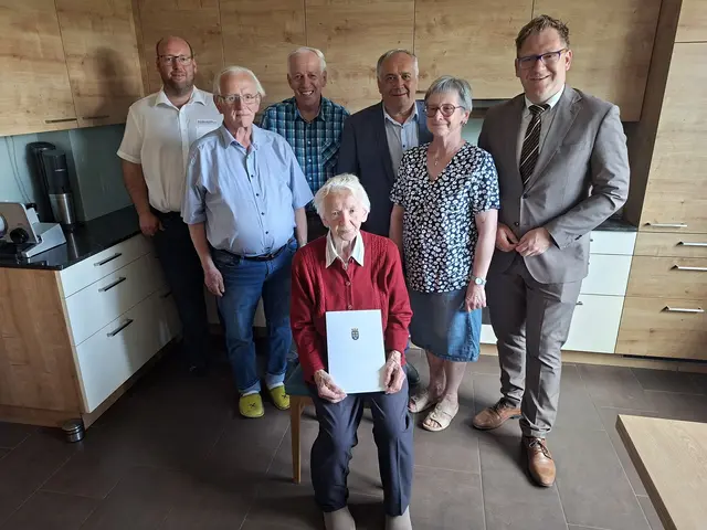 Johanna Zeitlinger aus Sprögnitz feierte am 6. Mai ihren 100. Geburtstag. | Foto: Marktgemeinde Großgöttfritz