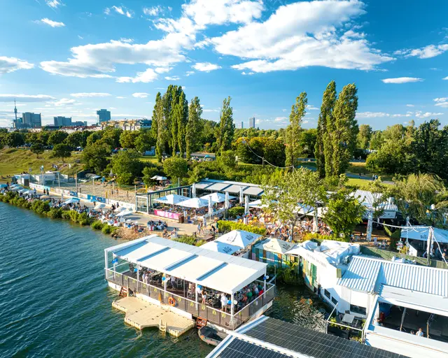 Der Vienna City Beach Club ist seit 2006 eine Eventlocation in Kaisermühlen. | Foto: VCBC