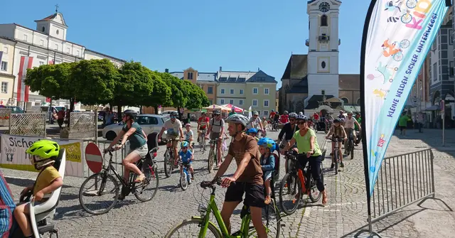 So sieht’s bei der Kidical Mass Freistadt aus. | Foto: Gerd Simon