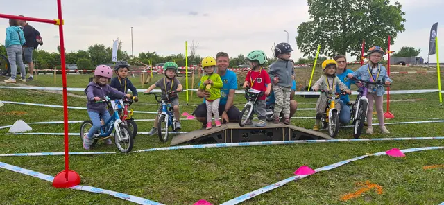 Parcours-Rennen mit dem Laufrad. | Foto: Stadtgemeinde Ebreichsdorf