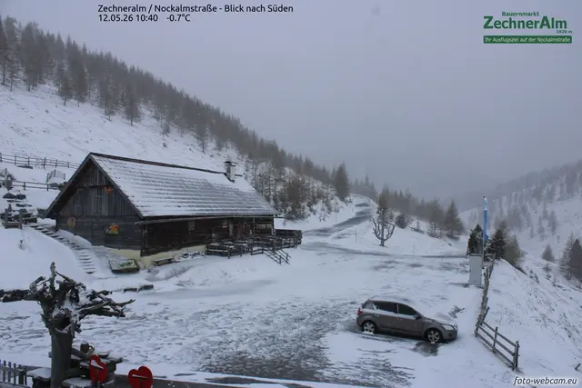 Webcam Zechneralm / Nockalmstraße | Foto: www.foto-webcam.eu
