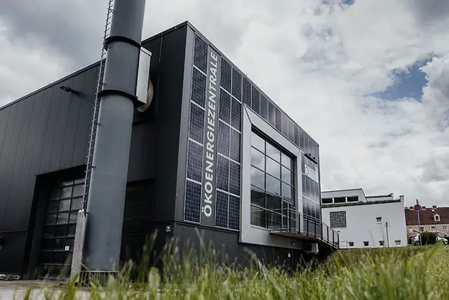 Die Öko-Energiezentrale von Mürzzuschlag.
