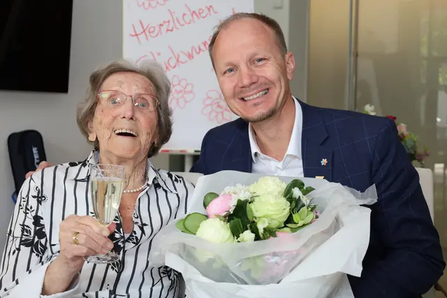 Gertrud Egger feiert ihren 100. Geburtstag