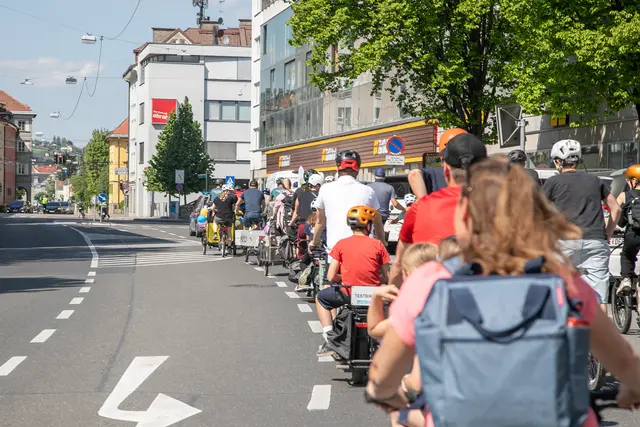 Das Radfest der Stadt Salzburg bot ein vielfältiges Programm rund um Radfahren, Bewegung, Service, Information und Unterhaltung.
 | Foto: Stadt Salzburg
