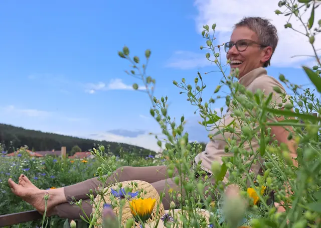 Inmitten der Gemüsevielfalt. | Foto: Fruhmann