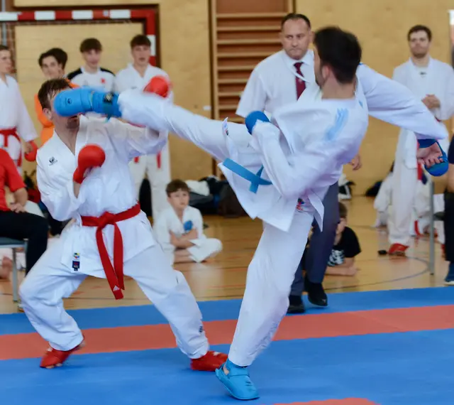In Fürstenfeld kämpften rund 151 Athletinnen und Athleten um den Sieg beim 28. Styrian Open im. Karate-Sport. | Foto: Karateverband Steiermark