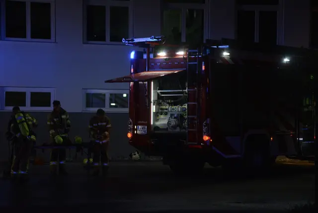 Um drei Uhr Morgens in der Nacht des elften Mai rückte die Feuerwehr aus, um die Lage zu entschärfen.  | Foto: Karina Tschematschar / Freiwillige Feuerwehr Hallein