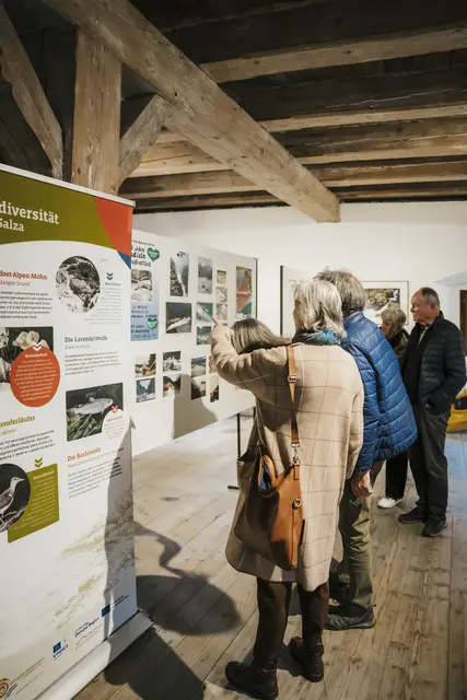 Ausstellungsbesuch im dritten Obergeschoß des Forstmuseums Silvanum  | Foto: Barbara Nachbagauer