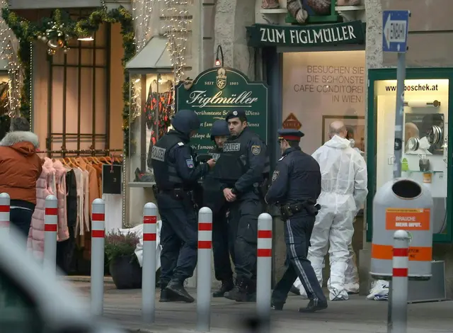 Am 21. Dezember 2018 wurde die Wiener Innenstadt zum Schauplatz mutmaßlicher Clanmorde. | Foto: APA-Images / APA / GEORG HOCHMUTH