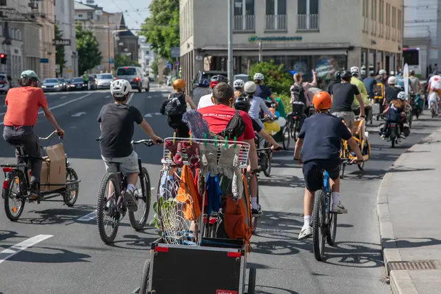 Das Radfest der Stadt Salzburg bot ein vielfältiges Programm rund um Radfahren, Bewegung, Service, Information und Unterhaltung.
 | Foto: Stadt Salzburg