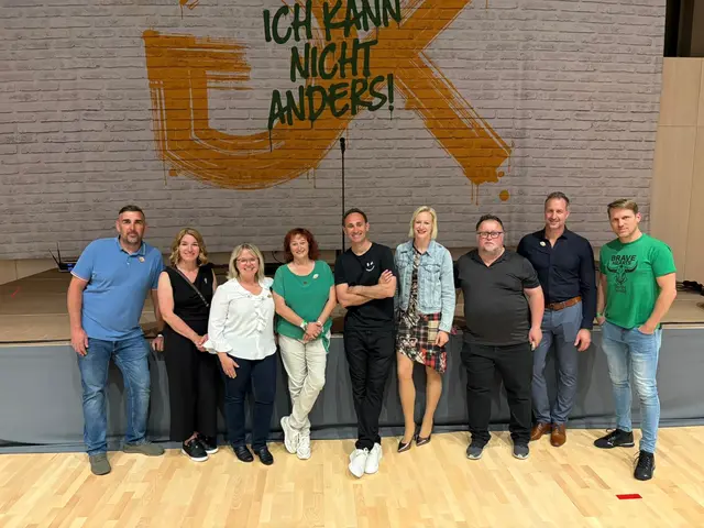 Das Vorstandsteam des KSV Söding mit Obfrau Lydia Langmann (4. v. r.) | Foto: KSV Söding