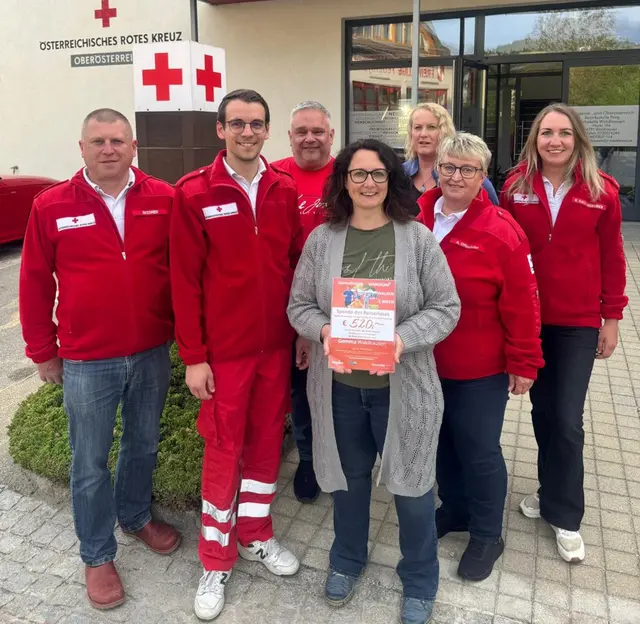 Gesunde Gemeinde unterstützt Rotes Kreuz