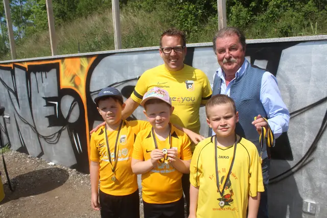 Medaillien für die Kinder von Sportfreund Martin Herzog. | Foto: arbes