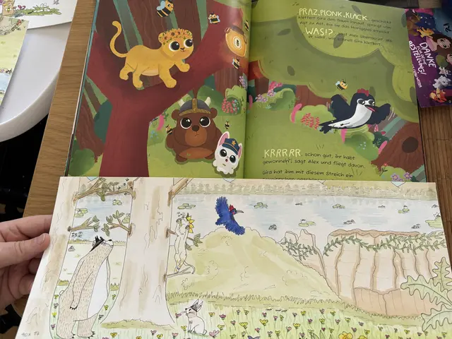 Von der ersten Skizze bis zur fertigen Illustration: Gemeinsam mit Illustratorin Cecia entwickelte Yenny Jozić-Reyes ihre Figuren und Geschichtenwelten. | Foto: Theresa Vogl