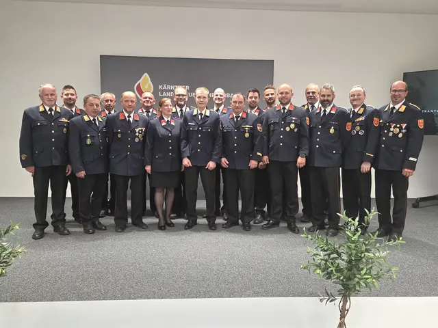 Mehrere Kameraden aus dem Bezirk Feldkirchen wurden für ihre langjährige und engagierte Tätigkeit ausgezeichnet. | Foto: ÖA@BFK07