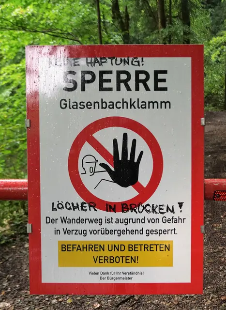 Neustart für die Glasenbachklamm