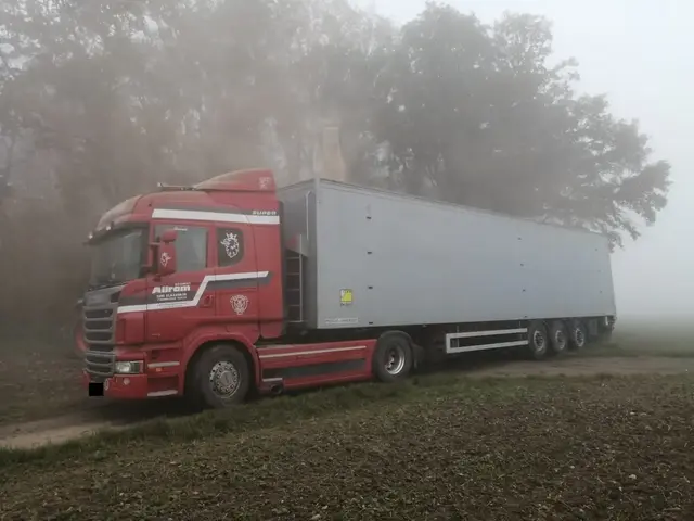 Im Rahmen einer Aktion des NÖ Güterbeförderungsgewerbes besuchte die Allram Transport GmbH aus Sankt Marein bei Brunn an der Wild die Schulen mit einem modernen Lkw. | Foto: Allram Transport GmbH