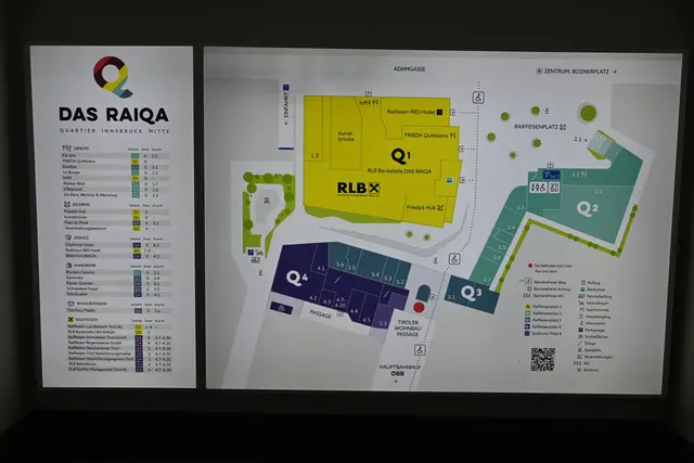 Ein Plan des neuen Quartiers "Das Raiqa".  | Foto: Königer