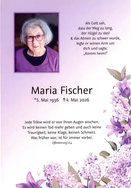 Maria Fischer | Foto: Bestatter