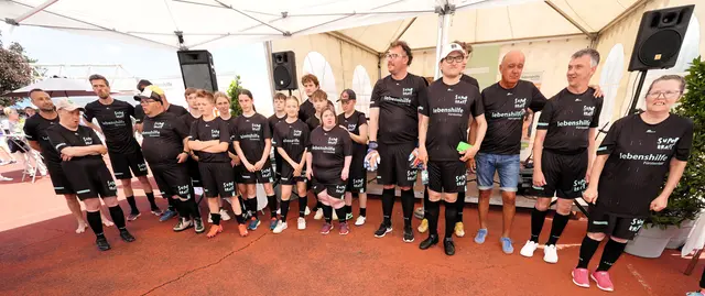 Das inklusive Fußballteam "Superkraft" der Lebenshilfe Fürstenfeld nimmt an den "Special Olympics" Österreich teil. | Foto: Waltraud Wachmann
