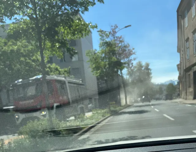 Kurzer Eindruck vor Ort. Zu dieser Zeit gab es keinen Stau mehr. | Foto: MeinBezirk.at/Evelyn Wanz