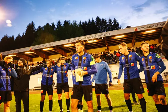 Kapitän Klaus Kappl und seine Leonfeldner feierten den historischen Einzug ins Finalspiel. | Foto: SU vortuna Bad Leonfelden