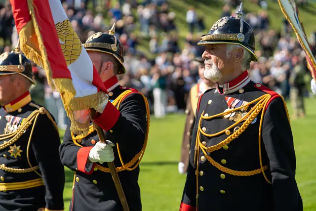  Ehrenformation der Traditionsgendarmerie Kärnten | Foto: LPD Kärnten/Steinacher