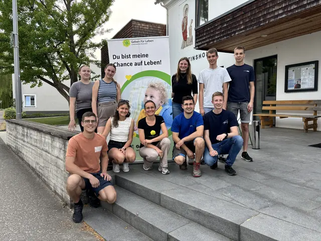 Die Landjugend Aschach an der Steyr rief gemeinsam mit "Geben für Leben" zur Stammzellentypisierung.  | Foto: Landjugend Aschach