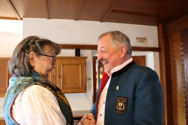 Obfrau Elisabeth Vögele mit ihrem Stellvertreter Christoph Gitterle | Foto: Monika Hammerl
