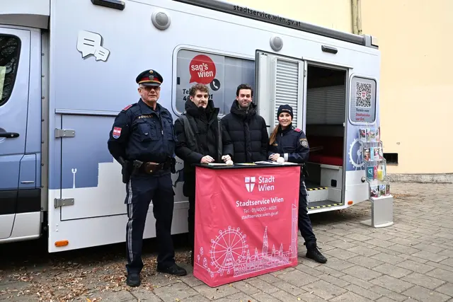 Von 14 bis 18 Uhr ist am 28. Mai ein Team des Stadtservice gemeinsam mit der Polizei am Gertrudplatz beim Kutschkermarkt. | Foto: BV18