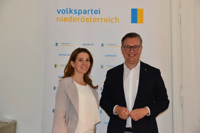 ÖVP Landesgeschäftsführer Matthias Zauner besucht Baden