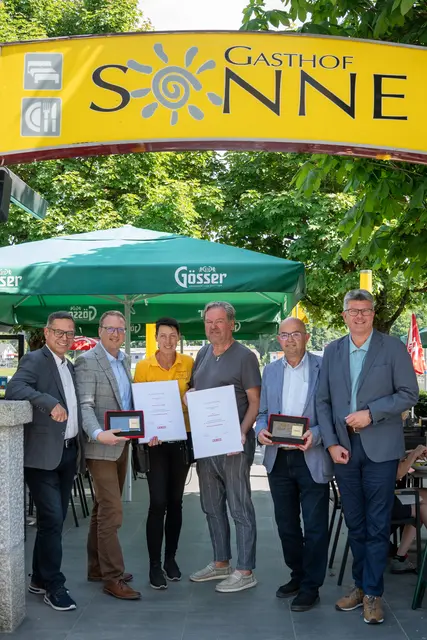 WKO ehrt vier Gastronomen aus Aschach an der Donau