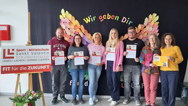 Lehrer:innen der SMS Schubertviertel nehmen am mehrjährigen Fortbildungsprogramm Plus teil. Ziel ist die gezielte Entwicklung sozialer und emotionaler Kompetenzen bei Schüler:innen. | Foto: Sport/Mittelschule St. Valentin