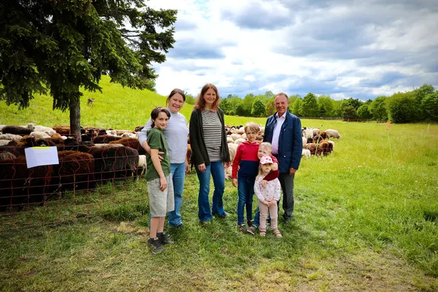 Tierische Landschaftspfleger sind zurück in Liesing