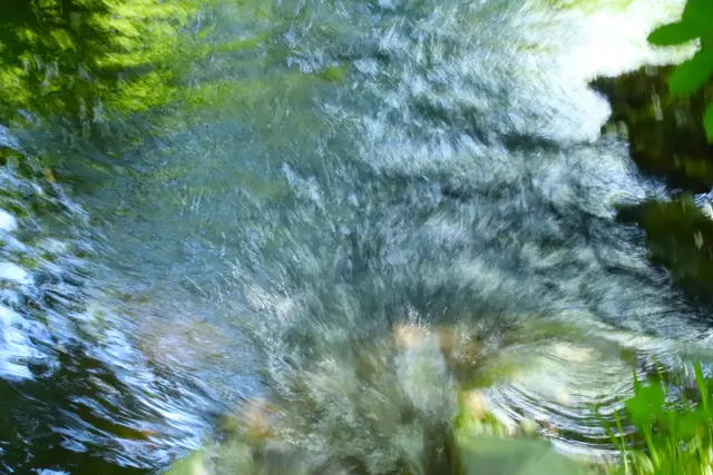 ...das Wasser plätschert wieder, nach dem Regen.
