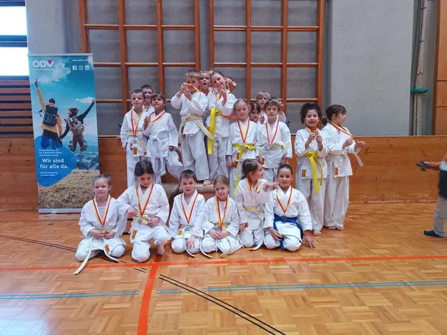 Gruppenfoto der U8. | Foto: Frieways Karate Klub